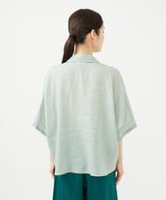 GBBHA40300 Sybilla(シビラ) リネンローンシャツブラウス ライトグリーン
