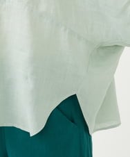GBBHA40300 Sybilla(シビラ) リネンローンシャツブラウス ライトグリーン