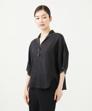 GBBHA40300 Sybilla(シビラ) リネンローンシャツブラウス ブラック