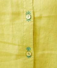 GBBHA41300 Sybilla(シビラ) リネンローンボタンホール刺繍ブラウス イエロー