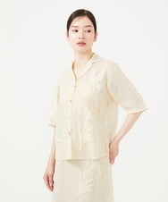 GBBHD03540 Sybilla(シビラ) アップリケシアーシャツ ベージュ