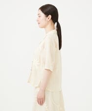 GBBHD03540 Sybilla(シビラ) アップリケシアーシャツ ベージュ