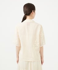 GBBHD03540 Sybilla(シビラ) アップリケシアーシャツ ベージュ
