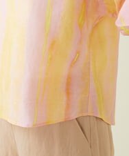 GBBHS86300 Sybilla(シビラ) コットンシルクプリントブラウス オレンジ