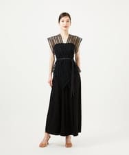 GBBJA02600 Sybilla(シビラ) ケミカルレースジレブラウス ブラック