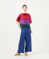 GBBJA20360 Sybilla(シビラ) アートプリントブラウス マルチカラー