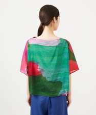 GBBJA20360 Sybilla(シビラ) アートプリントブラウス マルチカラー