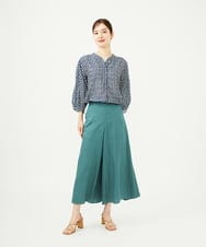 GBBJB02400 Sybilla(シビラ) アスタリスクプリントブラウス グリーン系