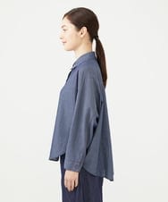 GBBJD45250 Sybilla(シビラ) ライトオンスデニムブラウス ネイビー