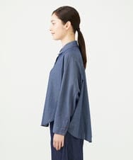 GBBJD45250 Sybilla(シビラ) ライトオンスデニムブラウス ネイビー