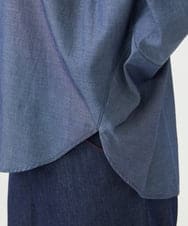 GBBJD45250 Sybilla(シビラ) ライトオンスデニムブラウス ネイビー