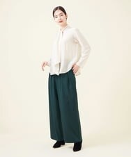 GBBJT11300 Sybilla(シビラ) カールマイヤーボウタイブラウス アイボリー