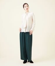 GBBJT11300 Sybilla(シビラ) カールマイヤーボウタイブラウス アイボリー