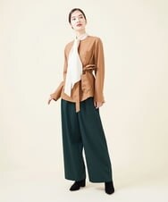 GBBJT11300 Sybilla(シビラ) カールマイヤーボウタイブラウス アイボリー