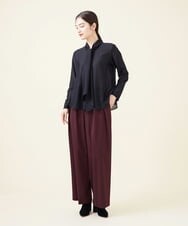GBBJT11300 Sybilla(シビラ) カールマイヤーボウタイブラウス ブラック