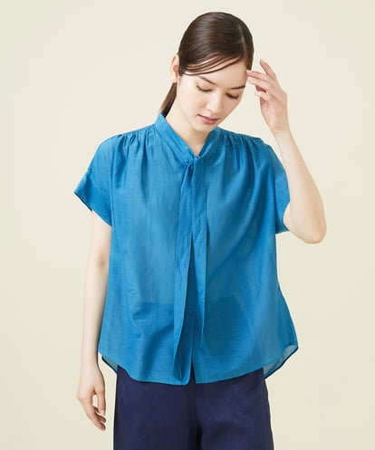 GBBJV05240 Sybilla シルクコットンボウタイブラウス