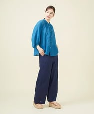 シルクコットンギャザーブラウス(ブラウス・シャツ) | Sybilla