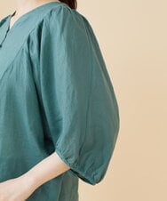GBBJV14230 Sybilla(シビラ) リネンローンタックスリーブブラウス グリーン