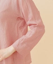 GBBJV15270 Sybilla(シビラ) リネンローンボタンホールステッチブラウス ピンク