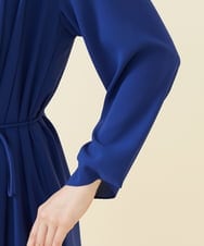 GBEAA03690 Sybilla(シビラ) 【メディア着用】フロントドレープドレス ブルー