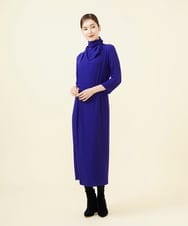 GBEAB07730 Sybilla(シビラ) 【メディア着用】スカーフデザインドレス ブルー
