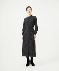 GBEAD34630 Sybilla(シビラ) ミニアスタリスクプリントドレス ブラック