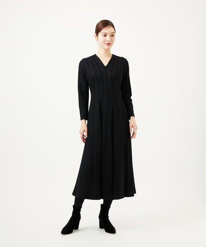 GBEAE32600 Sybilla ピンタックデザインドレス