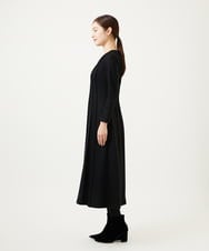 GBEAE32600 Sybilla(シビラ) ピンタックデザインドレス ブラック