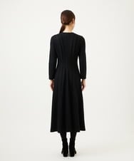 GBEAE32600 Sybilla(シビラ) ピンタックデザインドレス ブラック