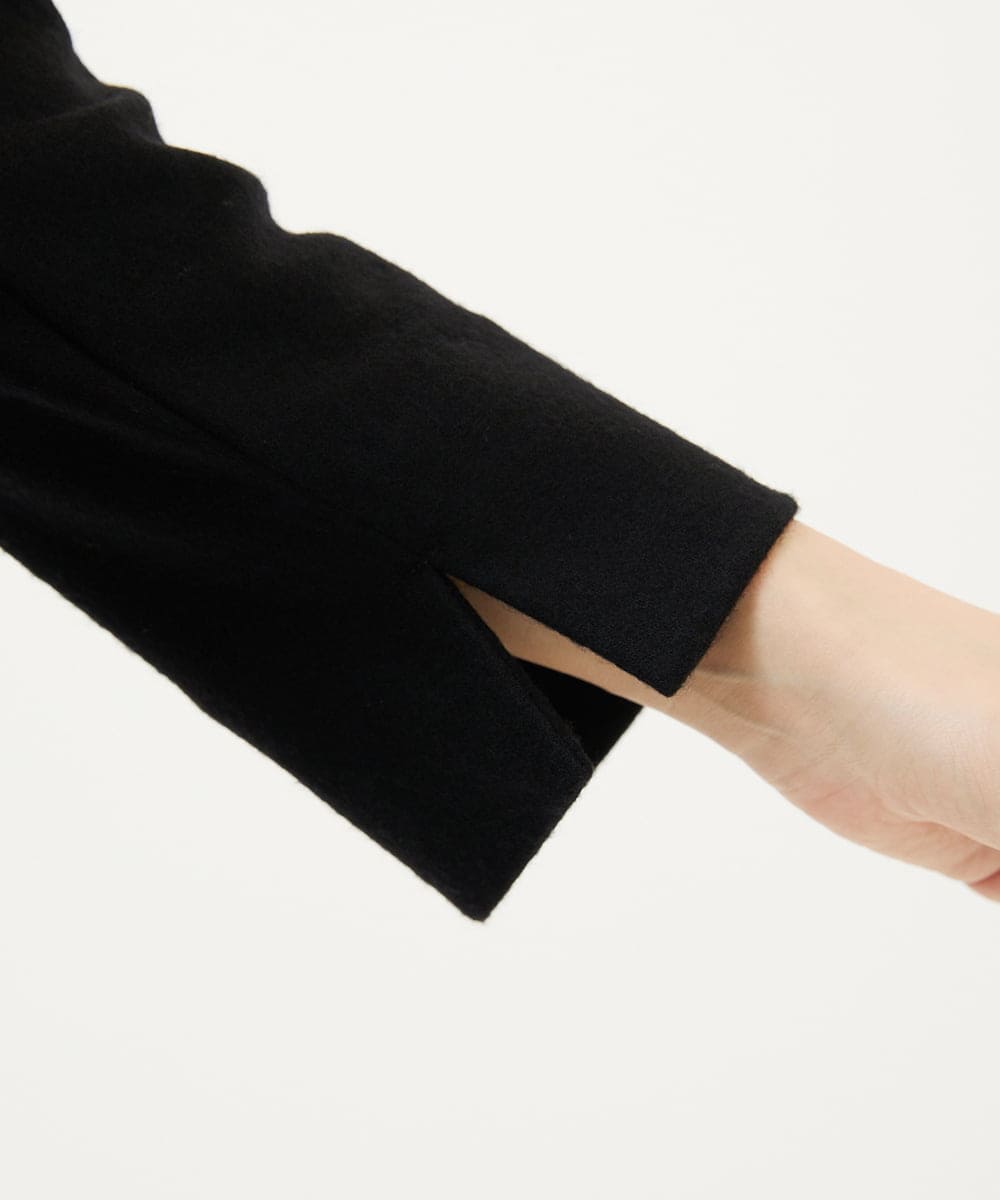 GBEAE32600 Sybilla(シビラ) ピンタックデザインドレス ブラック