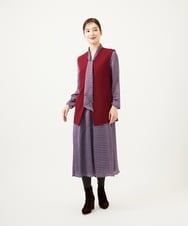 GBEAE41630 Sybilla(シビラ) ダイヤ柄プリントドレス ブルー系