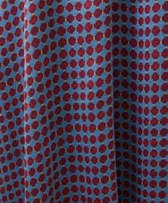 GBEAE41630 Sybilla(シビラ) ダイヤ柄プリントドレス ブルー系