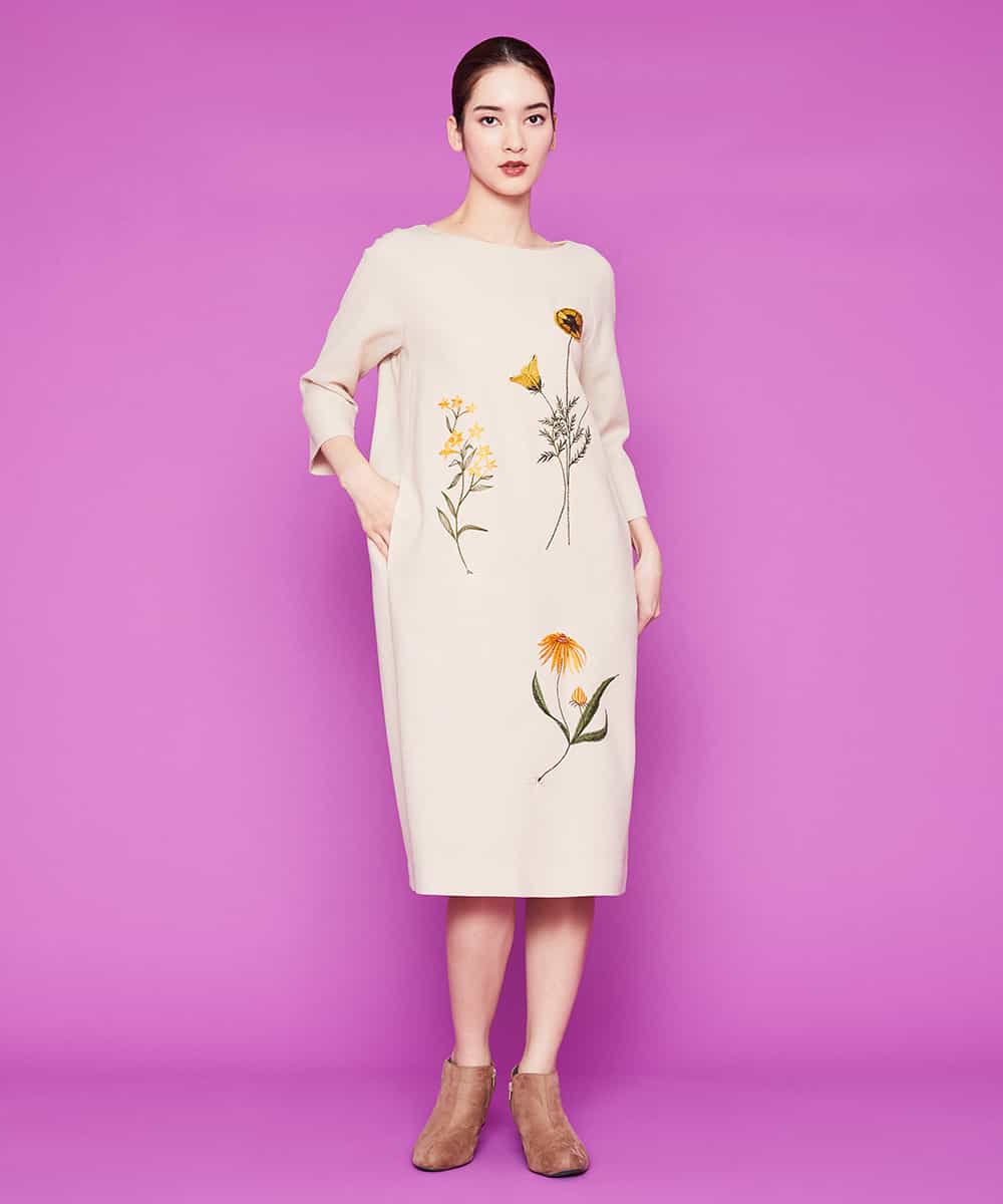 Sybilla シビラ フラワーエンブロイダリーワンピース イトキンオンラインストア Sybilla シビラ フラワーエンブロイダリーワンピース イトキンオンラインストア
