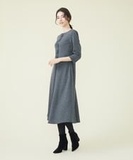 超目玉 Sybilla シビラ✨圧縮ウールピンタックフレアワンピース