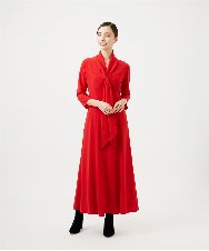 GBECD30800 Sybilla(シビラ) ボウタイデザインドレス レッド