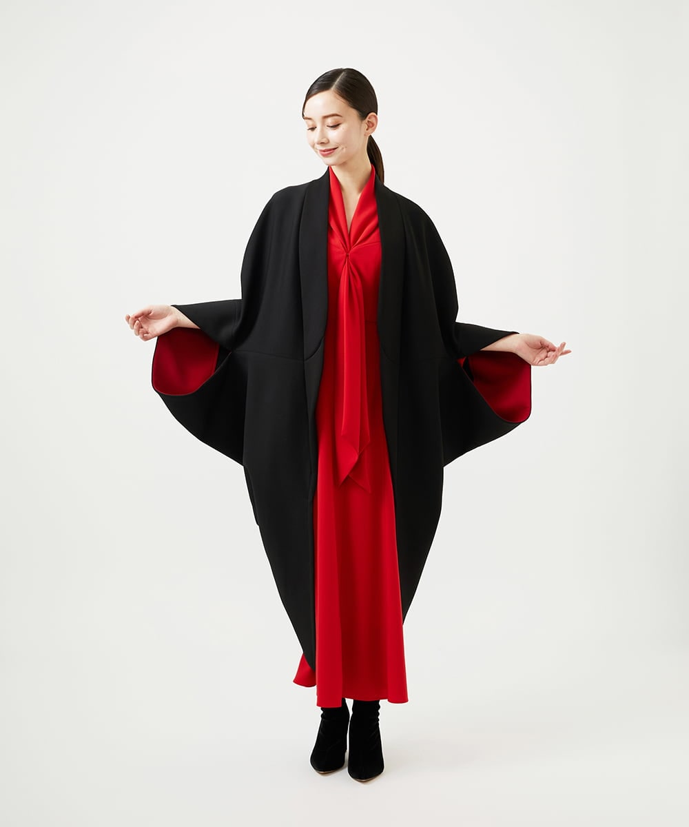 GBECD30800 Sybilla(シビラ) ボウタイデザインドレス レッド