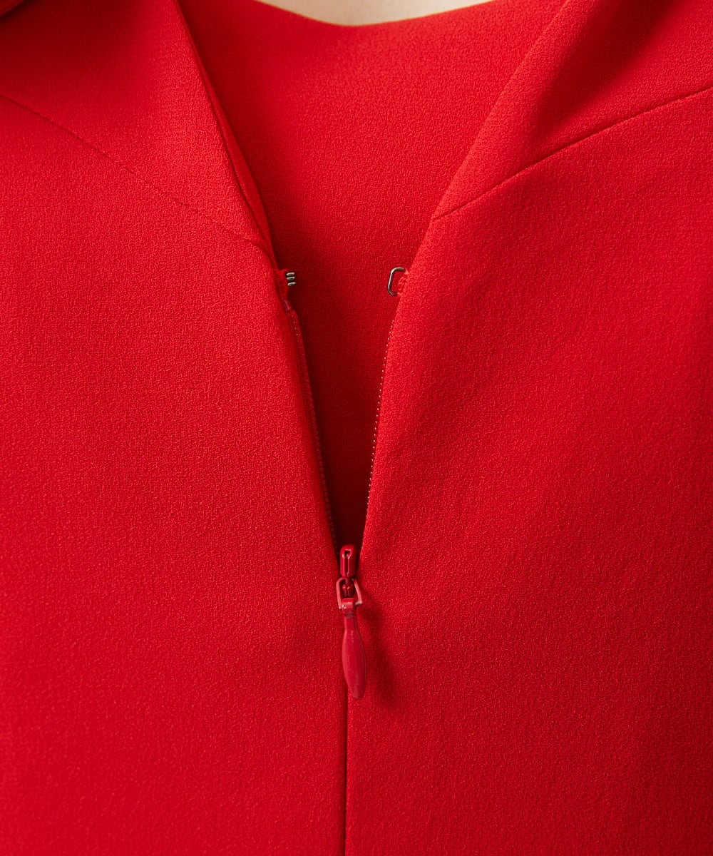 GBECD30800 Sybilla(シビラ) ボウタイデザインドレス レッド