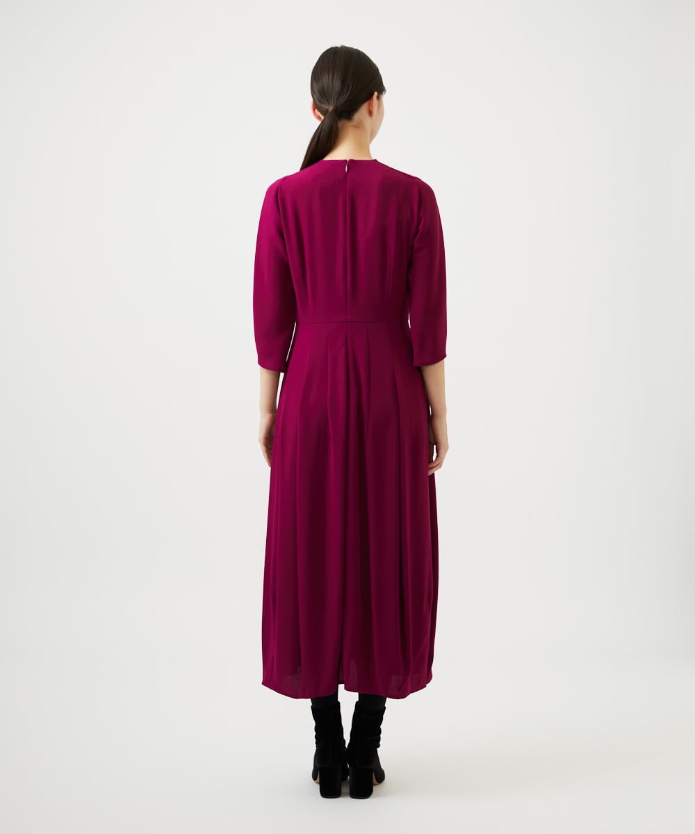 GBECD32800 Sybilla(シビラ) コクーンシルエットドレス ダークフューシャ