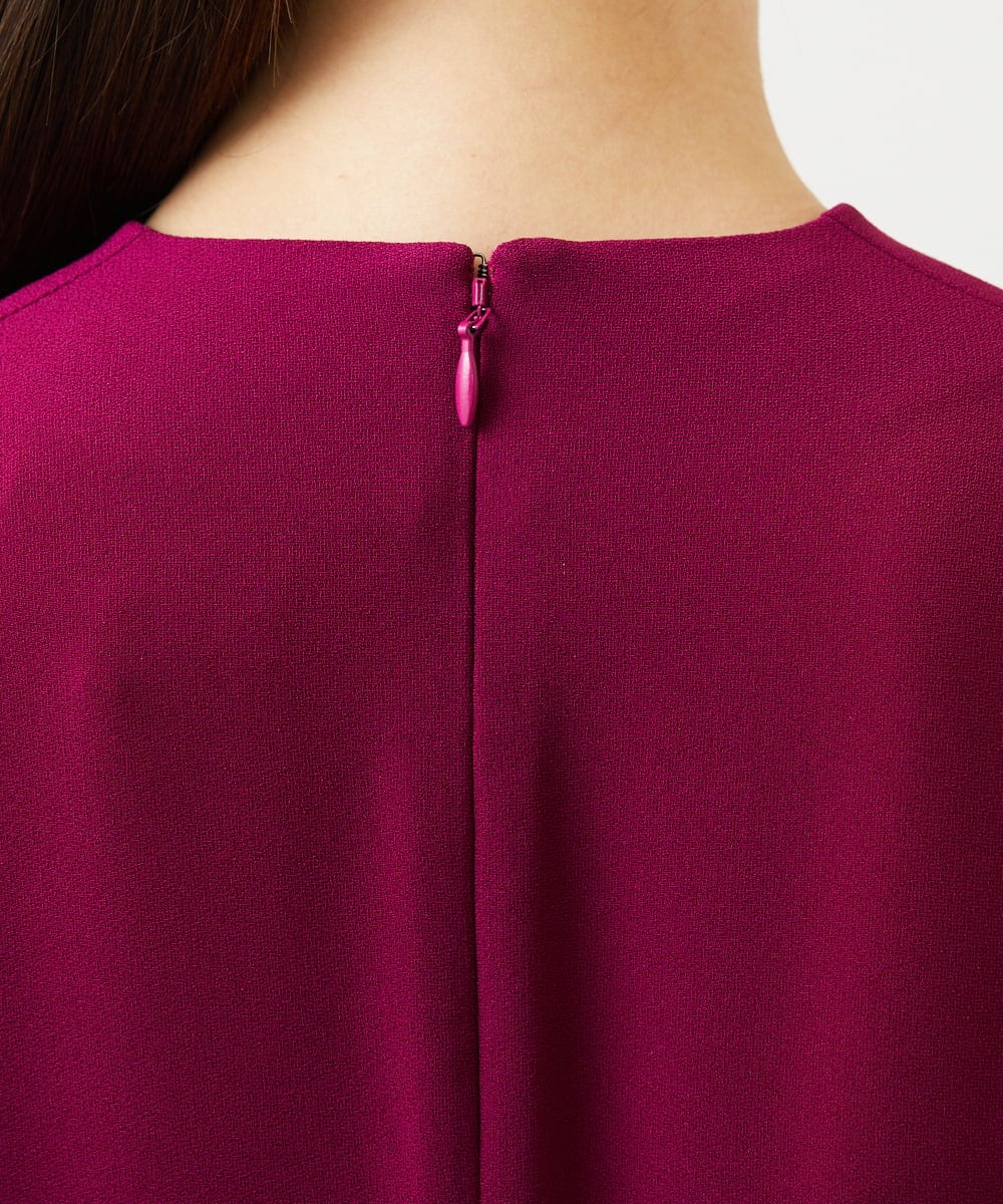 GBECD32800 Sybilla(シビラ) コクーンシルエットドレス ダークフューシャ