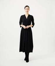 GBECD32800 Sybilla(シビラ) コクーンシルエットドレス ブラック