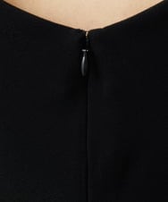 GBECD34900 Sybilla(シビラ) ワイドカラーVネックドレス ブラック