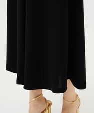 GBECD34900 Sybilla(シビラ) ワイドカラーVネックドレス ブラック