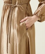 GBECT12790 Sybilla(シビラ) 【MONOTONE】ゴールドスモッキングドレス ゴールド