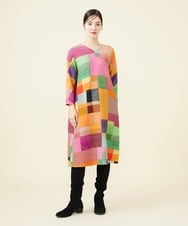GBECW28630 Sybilla(シビラ) マルチカラーブロックドレス マルチカラー