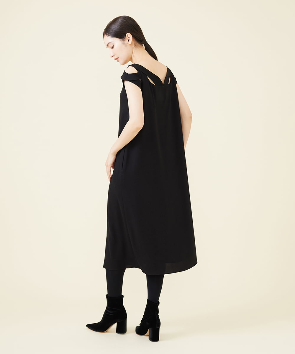 blue&black】デコルテカットワークドレス(ドレス) | Sybilla(シビラ