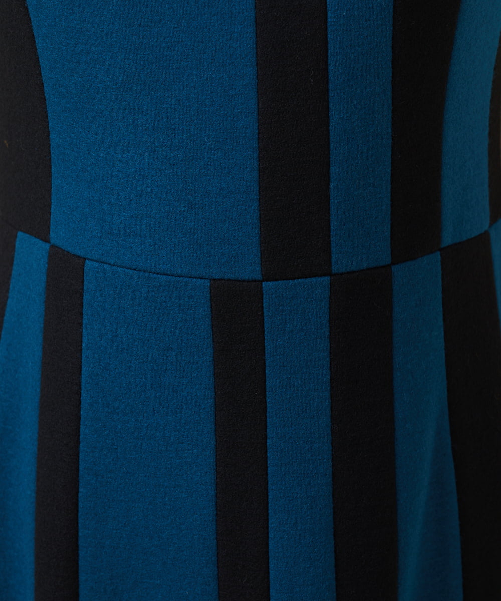 blue&black】バイカラーパッチワークドレス(ドレス) | Sybilla(シビラ
