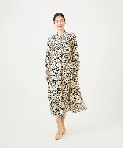 GBEEE03630  ランダムドットプリントドレス
