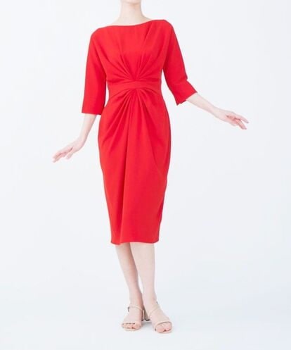 GBEEN49590 Sybilla 【ドラマ着用】【sybilla the dress】センタータックデザインドレス