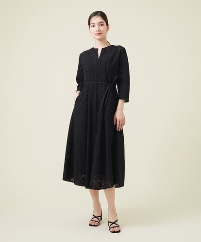 GBEET07690 Sybilla ボーラーフラワーレースワンピース