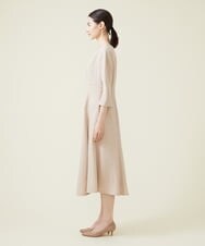 GBEET10500 Sybilla(シビラ) トリアセストレッチワンピース ベージュ
